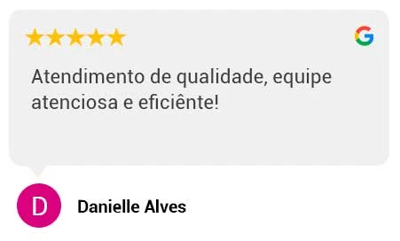 Depoimento de Danielle Alves sobre o atendimento e os serviços