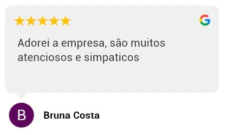 Depoimento de Bruna Costa sobre o atendimento e os serviços
