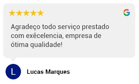 Depoimento de Lucas Marques sobre o atendimento e os serviços